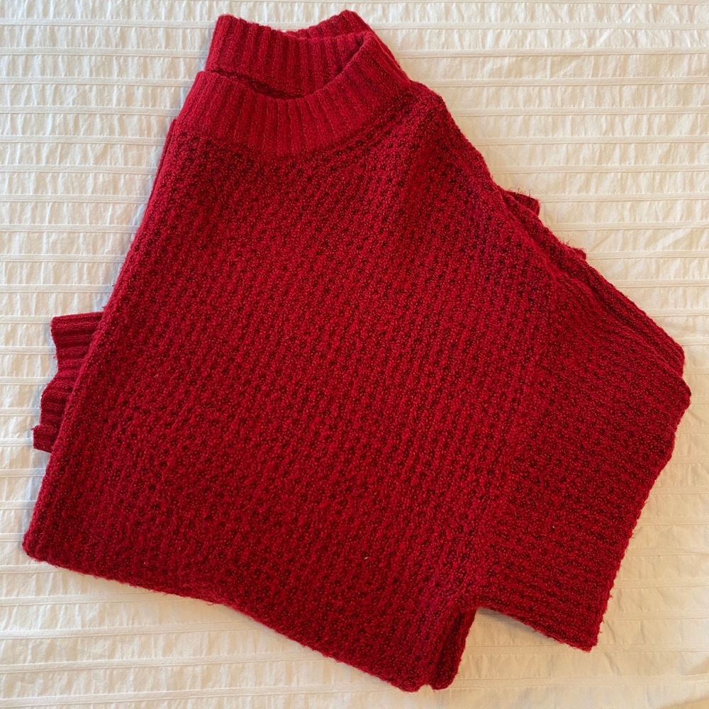 American Eagle Waffle Knit Sweater